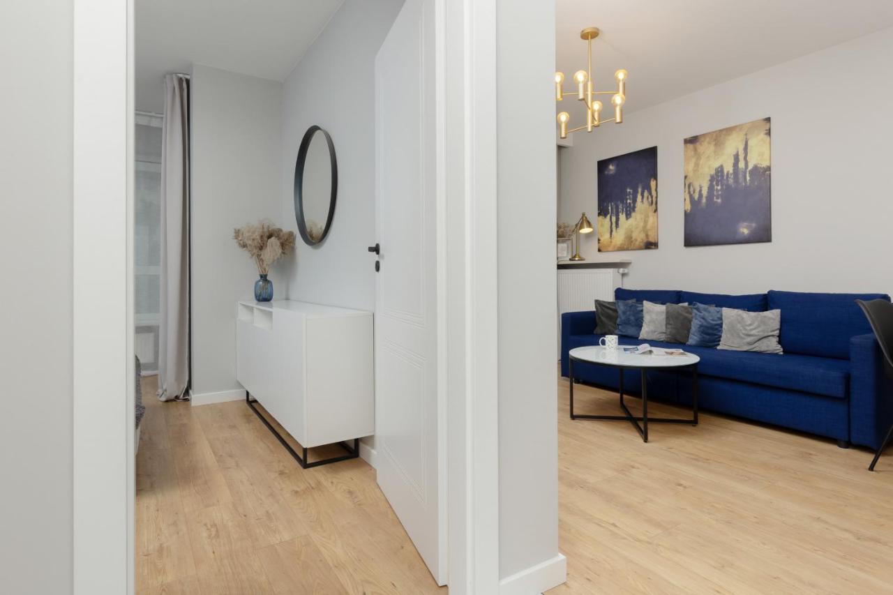 Modern Apartment With Balcony Mokotow Business Centre By Noclegi Renters Warszawa Exteriör bild