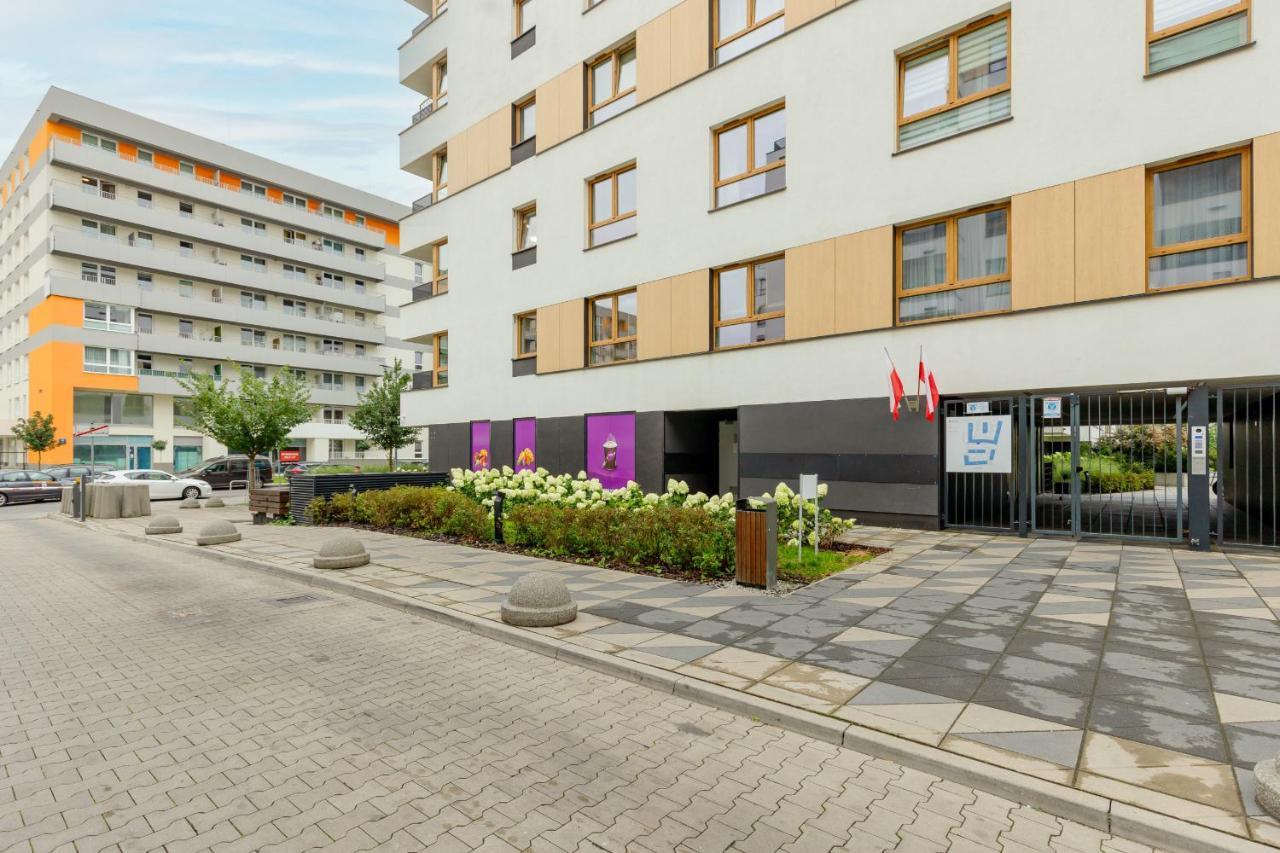Modern Apartment With Balcony Mokotow Business Centre By Noclegi Renters Warszawa Exteriör bild