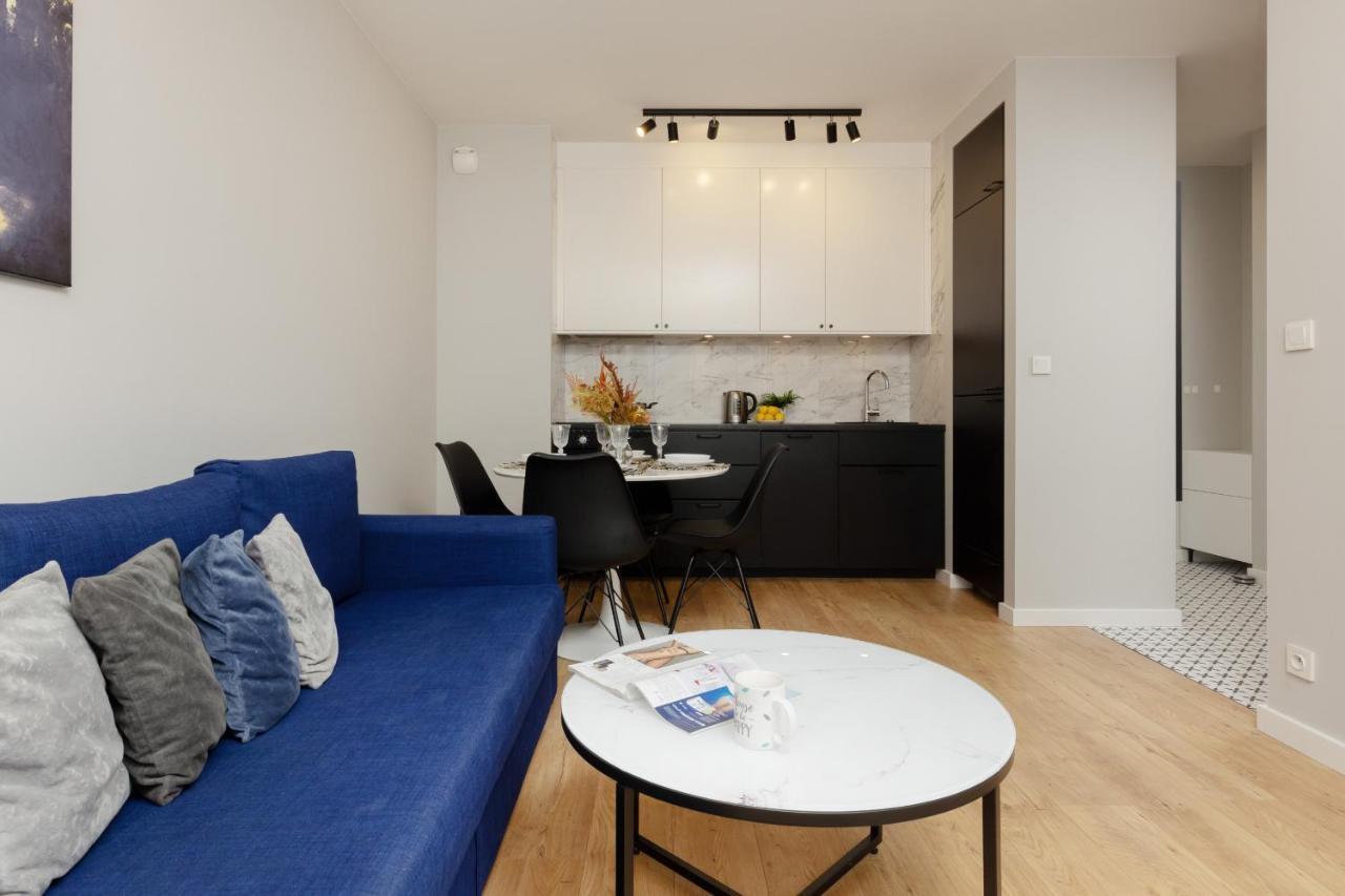 Modern Apartment With Balcony Mokotow Business Centre By Noclegi Renters Warszawa Exteriör bild